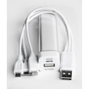 Powerbank mit 3in1-Kabel