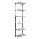 Rückwandsystem Bari Set 1 Achsmaß 62,5 cm, 40 x 80 x 2 cm (TxBxH)