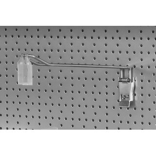 100er Set Lochwand-Doppelhaken 300 mm mit Klappverschluss