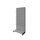 Wall shelf 300x100 cm (HxW), perforated sheet metal rear panel, grey