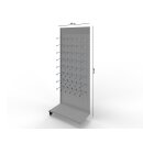 Wall shelf 300x100 cm (HxW), perforated sheet metal rear...