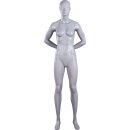 Mannequin woman without face - arms on the back