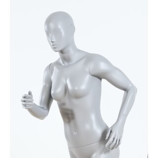 Mannequin woman without face - arms on the back